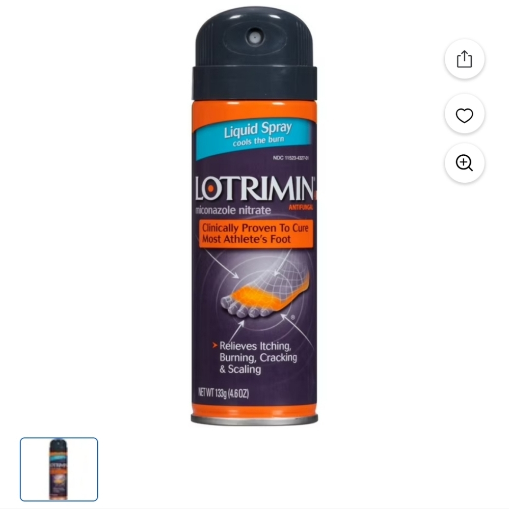 Lotrimin Foot Spray 4.6 ounce (1 Cans)